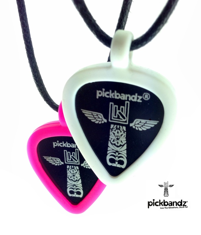 Midnight Blue Pickbandz® Guitar Pick Holder Pick Necklace Pop In Your  Custom Guitar Picks And Rock On!